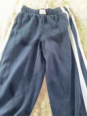 Women’s Lululemon Navy Blue Sweatpants with White Side Stripe